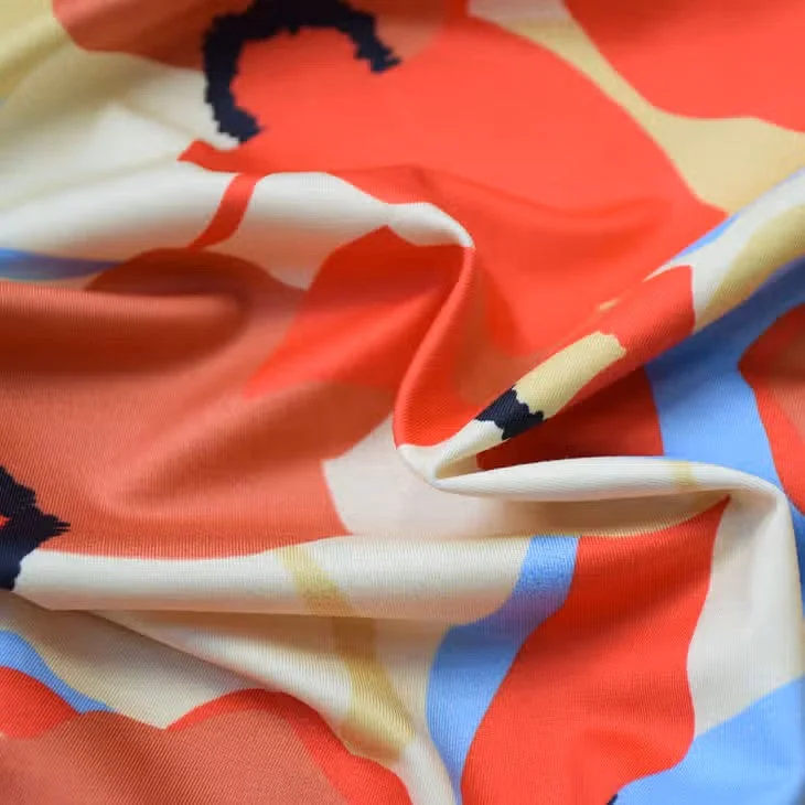 Magnolia Spritz swimwear/swimsuit jersey knit fabric. By Cousette. Per 1/2m Elegant Swim Dress