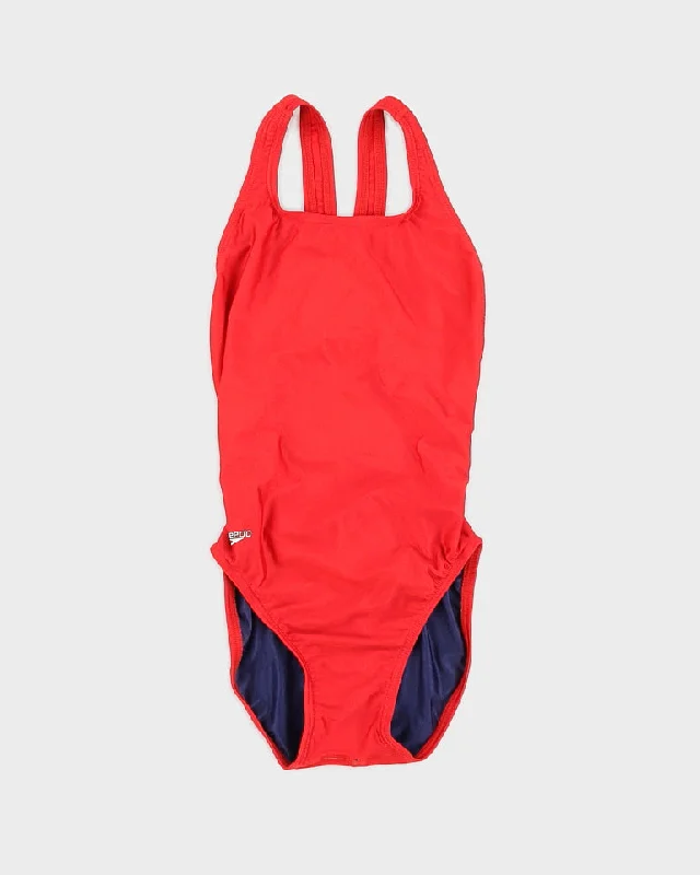 Red Speedo Swimsuit - S Full Coverage Swimsuit