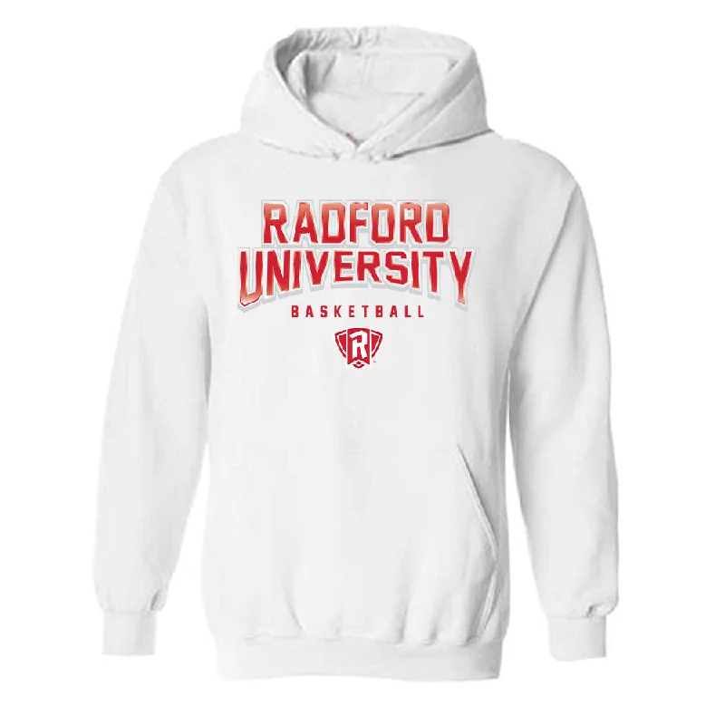 Radford - NCAA Women's Basketball : Ava Sawi - Classic Shersey Hooded Sweatshirt Hoodie with Hem Ribbing Snug Secure