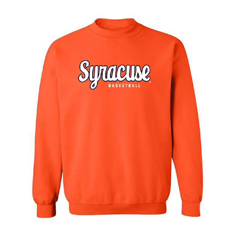 Syracuse - NCAA Women's Basketball : Angelica Velez - Classic Shersey Crewneck Sweatshirt Hoodie with Rhinestones Sparkly Elegant