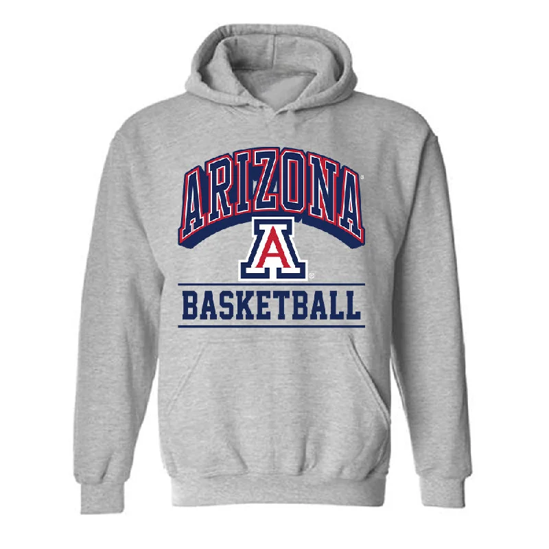 Arizona - NCAA Women's Basketball : Erin Tack - Classic Shersey Hooded Sweatshirt Hoodie with Button Classic Timeless