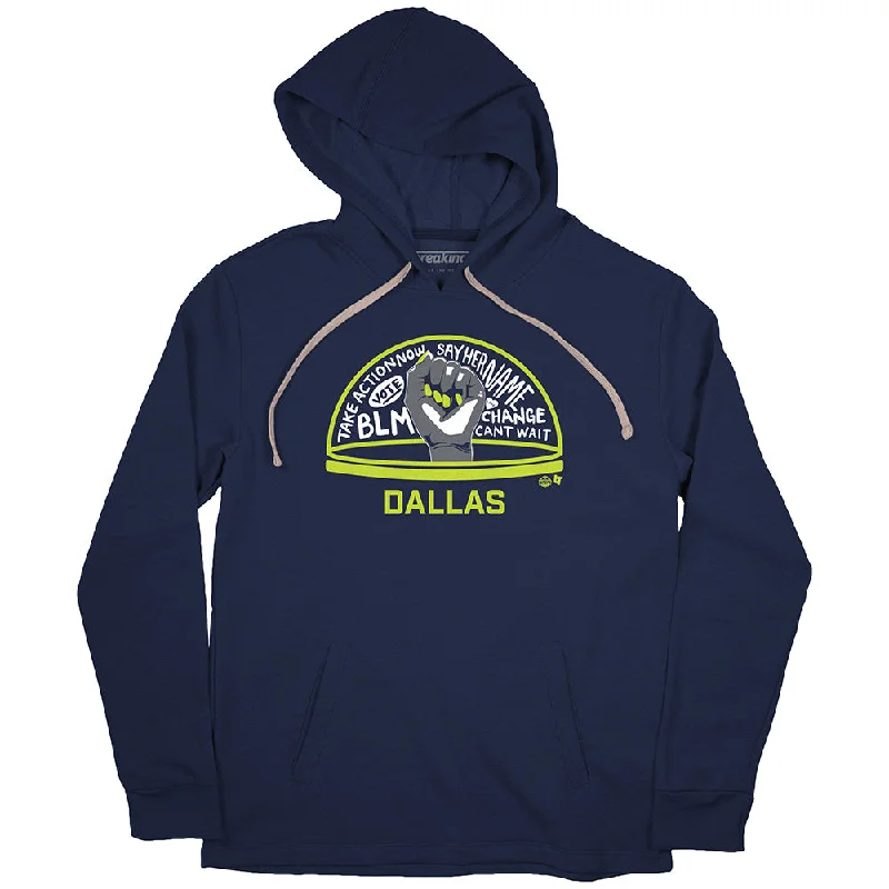 The WNBPA Speaks Hoodie: Dallas Hoodie with Rhinestones Sparkly Elegant