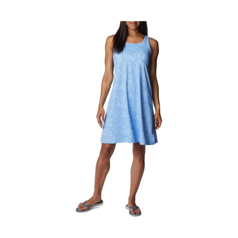 Columbia Women's PFG Freezer III Dress - Agate Blue Sailstream - ONLINE STORE CREDIT/EXCHANGE ONLY Tunics Party sparkling