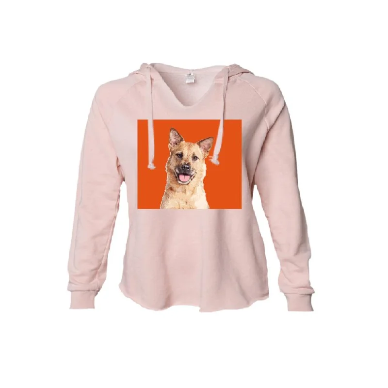 Custom Pet Art California Wave Wash Hoodie Hoodie with Logo Branding Identity
