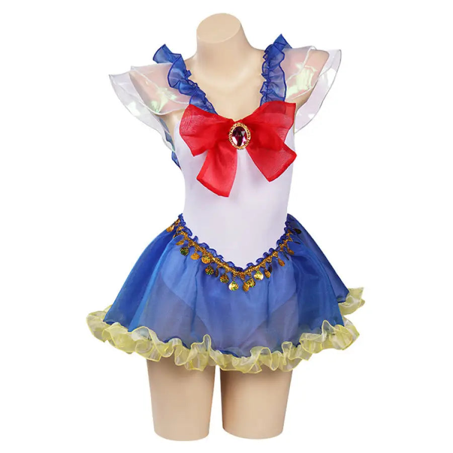Sailor Sailor Swimsuit C07248 Bold Color Swimsuit