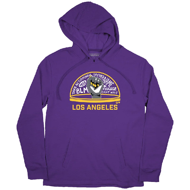 The WNBPA Speaks Hoodie: Los Angeles Hoodie with Emblem Brand Identity