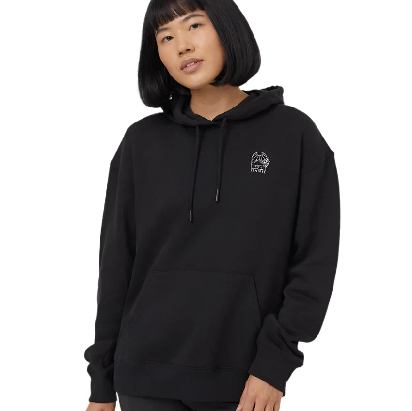 W Scenic Arch Hoodie (Meteorite Black/Vintage White) Hoodie with Slim Fit Tailored Modern