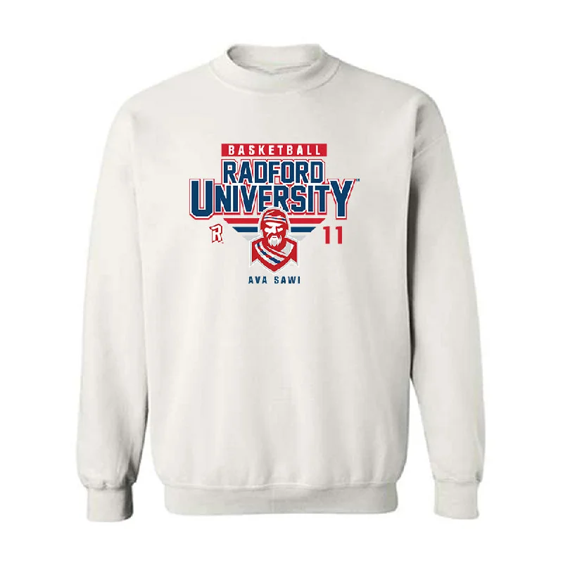 Radford - NCAA Women's Basketball : Ava Sawi - Classic Fashion Shersey Crewneck Sweatshirt Graphic Hoodie Design Print
