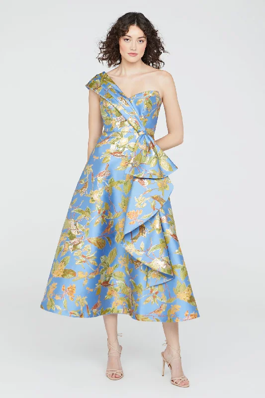 Dalia Tea Length Dress Shift Classic Vintage