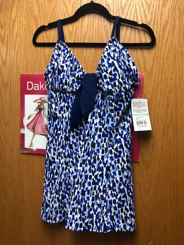 Navy Tie Swimsuit Quick-Dry Tankini