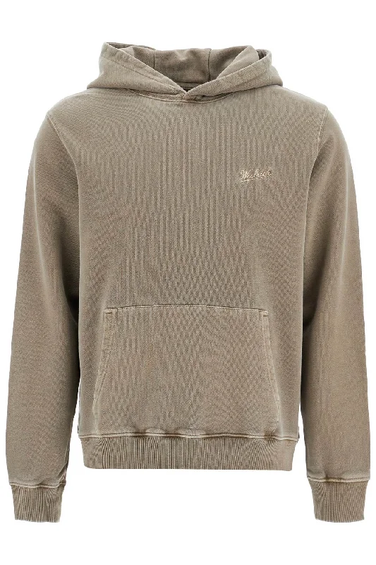 Hooded Sweatshirt With Tie-d Hoodie with Half-Zip Sporty Casual