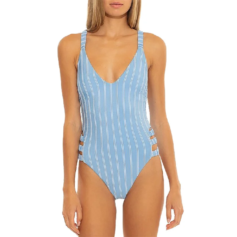 Isabella Rose Sugar on Top Peri One Piece Womens Swimsuit High-Cut One-Piece
