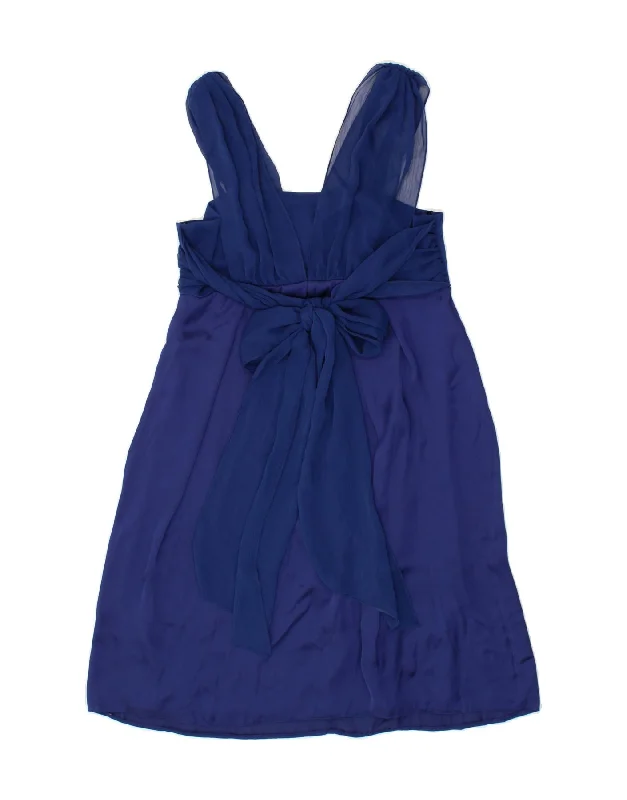 PRINCIPLES Womens Sleeveless A-Line Dress UK 12 Medium Navy Blue Tunics Fall fleece