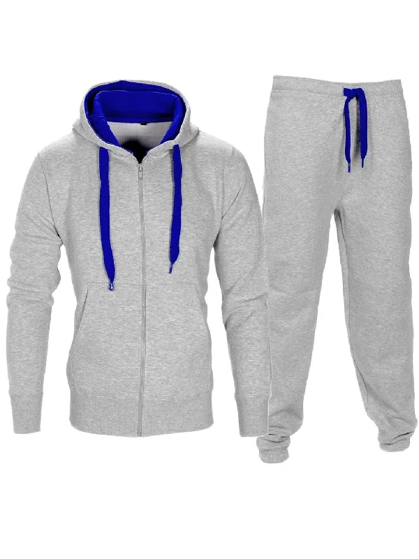 Contrast Pattern - Grey/blue