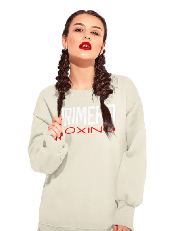 Women's Crew Neck Sweatshirt Hoodie with High Neck Warm Protective
