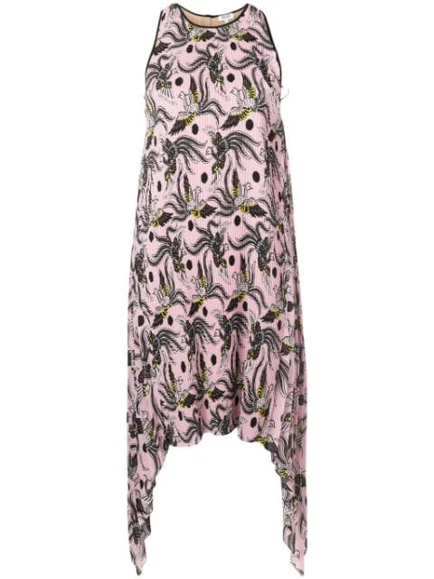 Kenzo flying Phoenix dress Floral Print girly