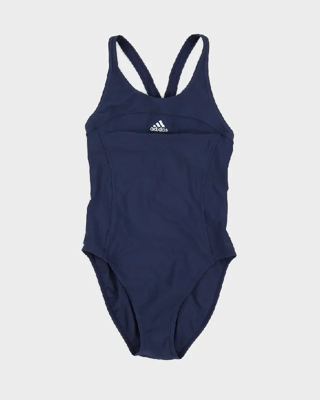 Navy Adidas Swimsuit - S Elegant Ruffle Swimsuit