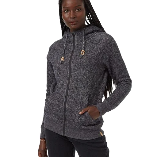 Burney Zip Hoodie (Meteorite Black Marbled) Hoodie with Tie-Dye Psychedelic Retro