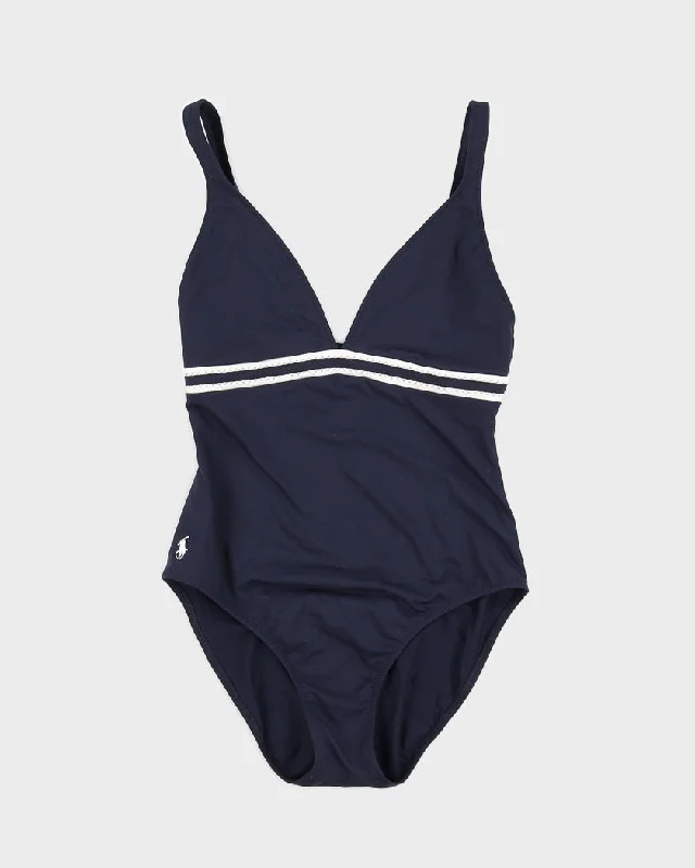 Navy Ralph Lauren Swimsuit - S Sporty Swimwear Bottoms