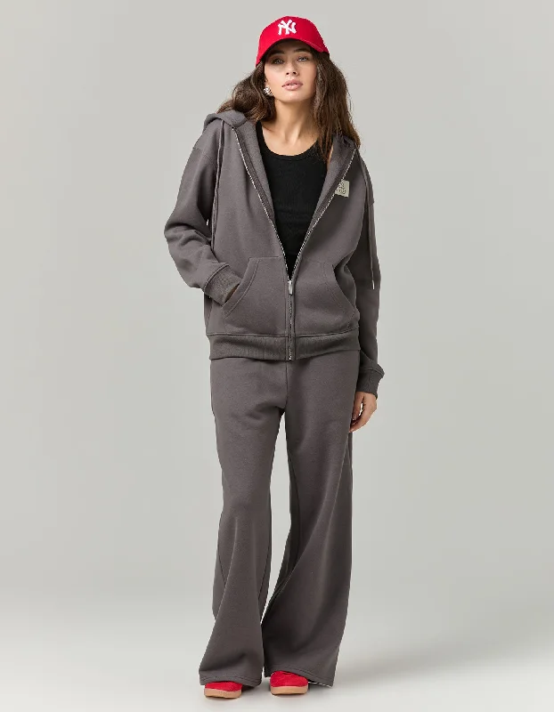 Signature Hoodie - Charcoal Hoodie with Pastel Soft Subtle