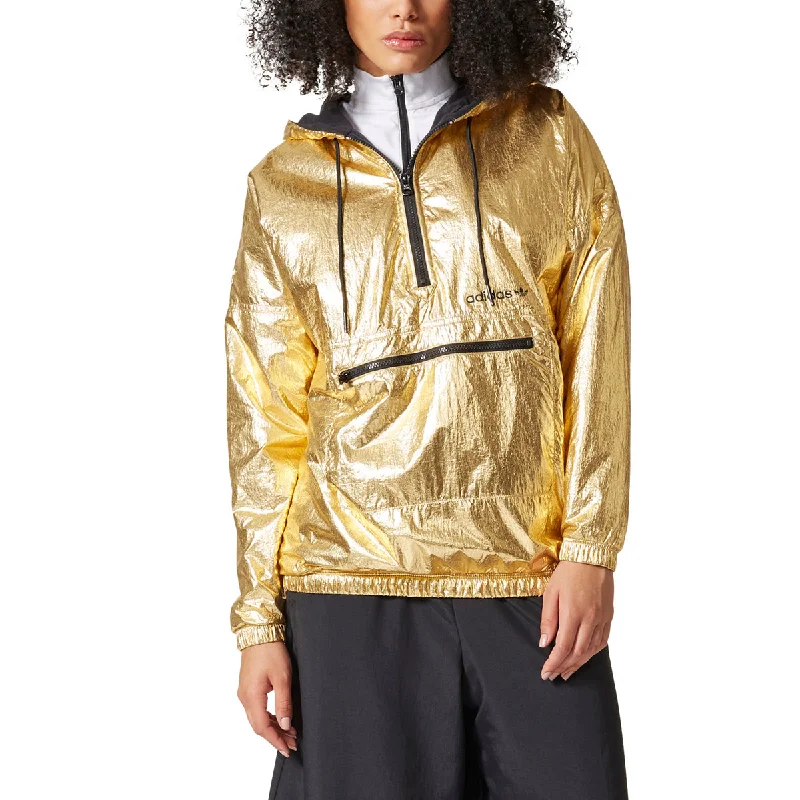 Adidas Originals Windbreaker Women's Jacket Gold/Black Knit Jacket Woven Jacket Fleece Jacket Adidas Originals Windbreaker Women's Jacket Gold/Black Knit Jacket Woven Jacket Fleece Jacket