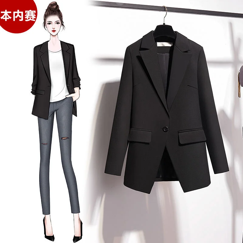 Blazer Women Women's Black Suit Fall Casual Suit Jacket Veste Femme Striped Jacket Polka Dot Jacket Floral Jacket