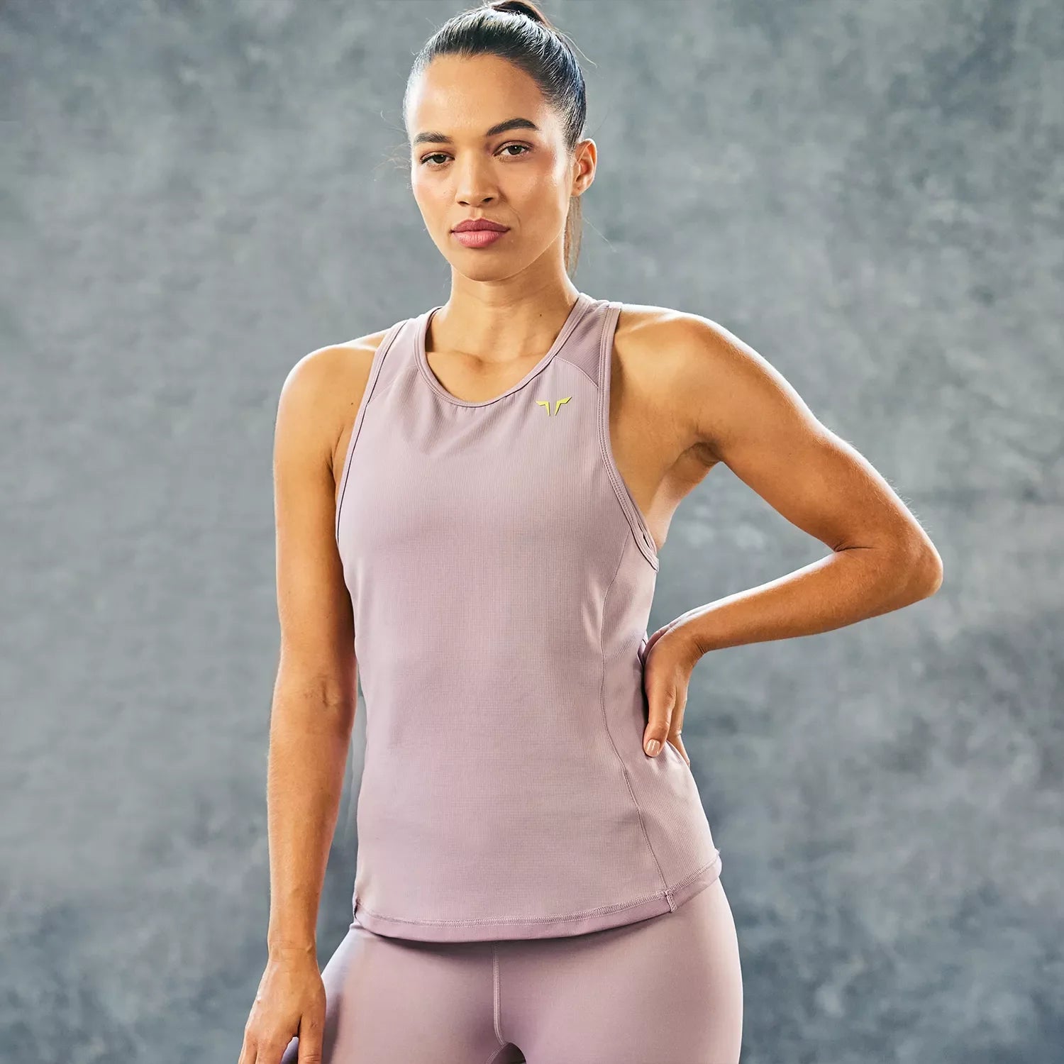 LAB360° TDry™ Performance Tank - Elderberry graphic tank top