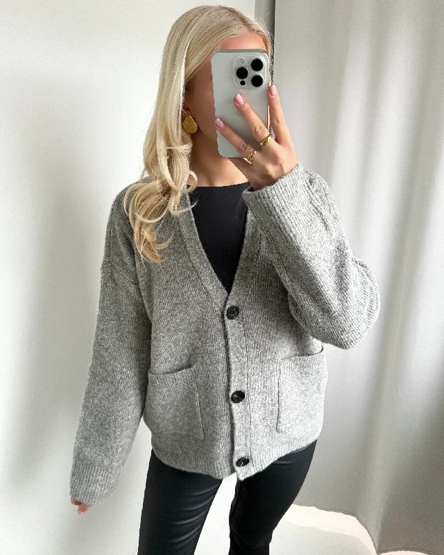 Vero Moda cardigan clio medium grey melange Casual Formal Business