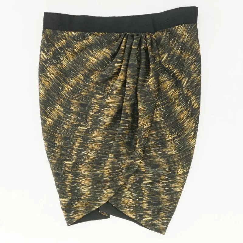 Multi Midi Skirt velvet skirt rich