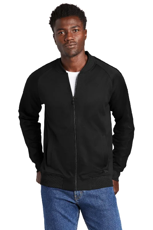 New Era Mens Full Zip Track Jacket - Black - Closeout Wool Jacket Cashmere Jacket Tweed Jacket New Era Mens Full Zip Track Jacket - Black - Closeout Wool Jacket Cashmere Jacket Tweed Jacket