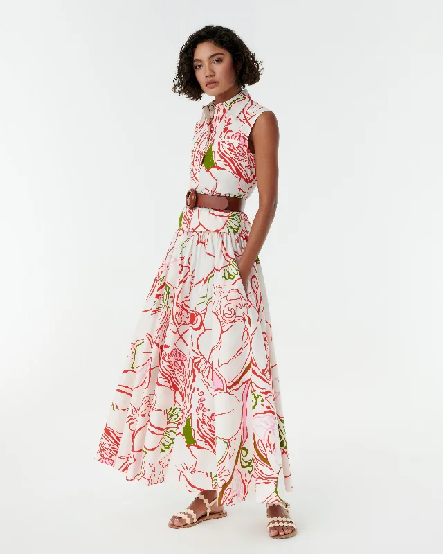 Ombretta Skirt in Calypso Print lace skirt romantic