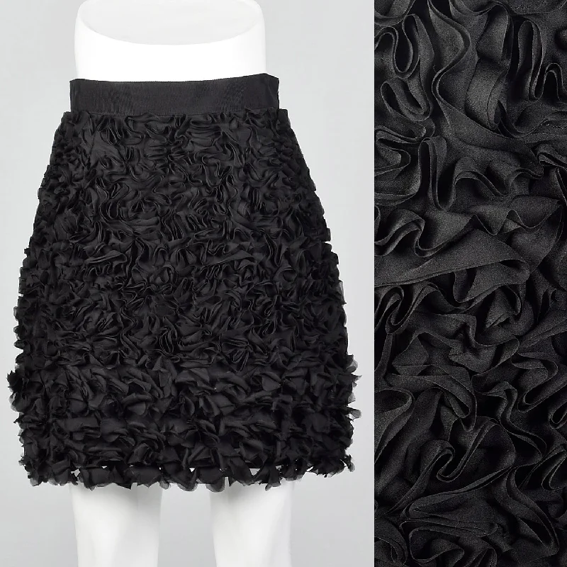 2010s Black Mini Skirt lace skirt romantic