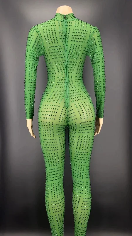 Green Cardigan and Jumpsuit Wool Cardigan Cotton Cardigan Cashmere Cardigan