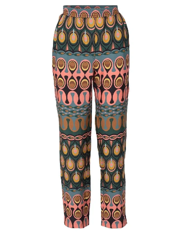 Elastic Waist Pajama Pant Comfortable Wide-Leg Pants