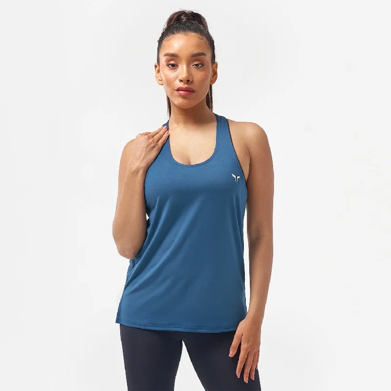 Essential Tank Top - Teal fitness tank top
