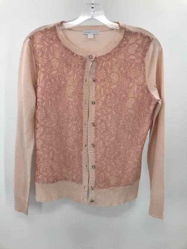 Pre-Owned Marc New York Pink Size Medium Cardigan Cashmere Blend Cotton Blend Poly Blend