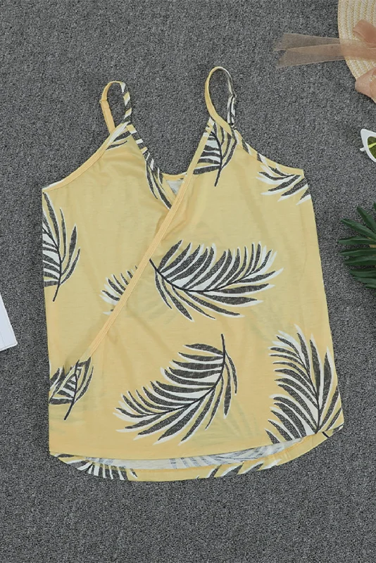 Cross-Front Sleeveless Tank casual tank top