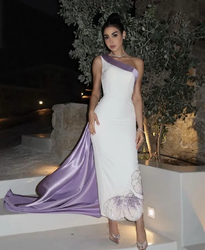 Elegant One Shoulder Beading Long Formal Party Dress Evening Gown, DP4432 Tunics Practical durable Elegant One Shoulder Beading Long Formal Party Dress Evening Gown, DP4432 Tunics Practical durable