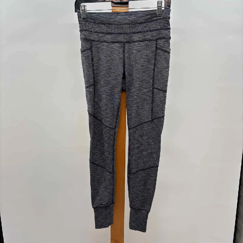 Athleta Women's Size S Gray Heathered Pants Relaxed Lounge Trousers