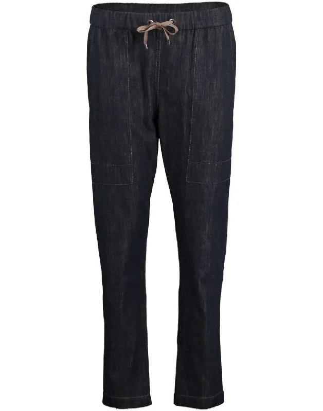 Drawstring Jogger Pant Comfy Zip-Up Pants