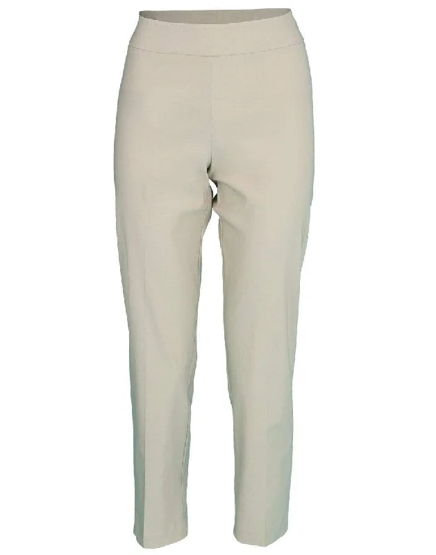 Lili Pull On Ankle Pant Comfy Zip-Up Pants