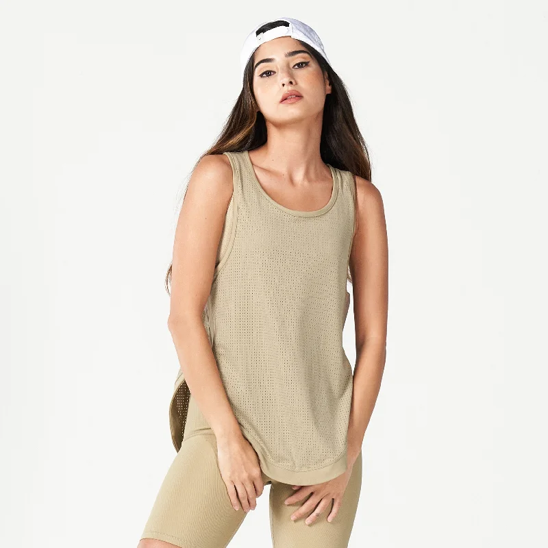 Code All Day Tank - Sand soft pink tank