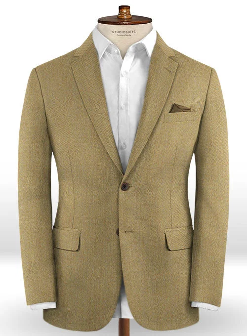 Caccioppoli Dapper Dandy Madici Moss Green Wool Jacket Tiered Jacket Buttoned Jacket Zippered Jacket