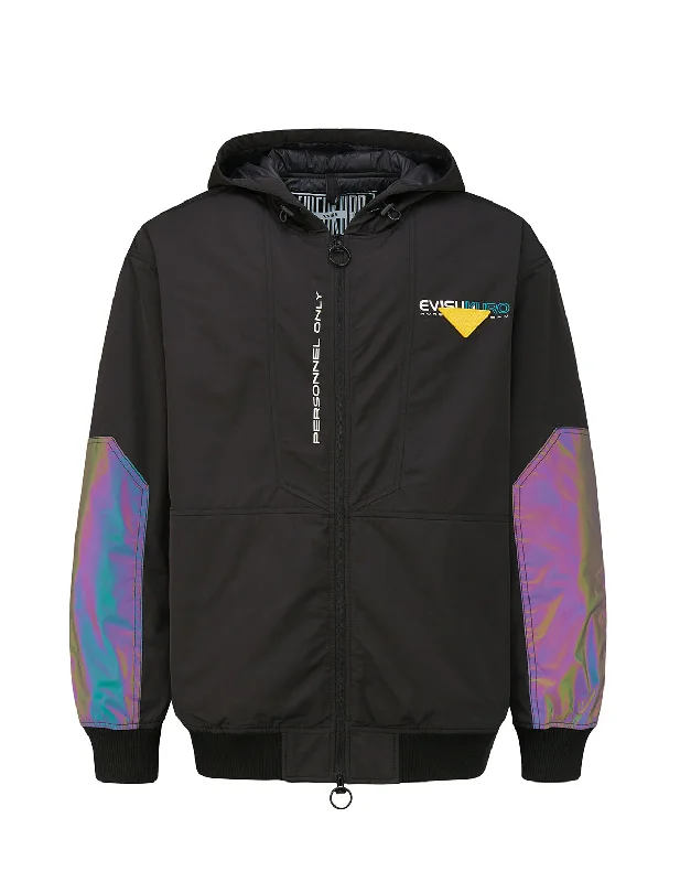 Frosty Seagull Print Padded Jacket Chenille Jacket Brocade Jacket Lace Jacket