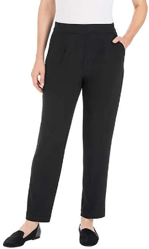 Hilary Radley Ladies' Pull On Pant Relaxed High-Waist Trousers