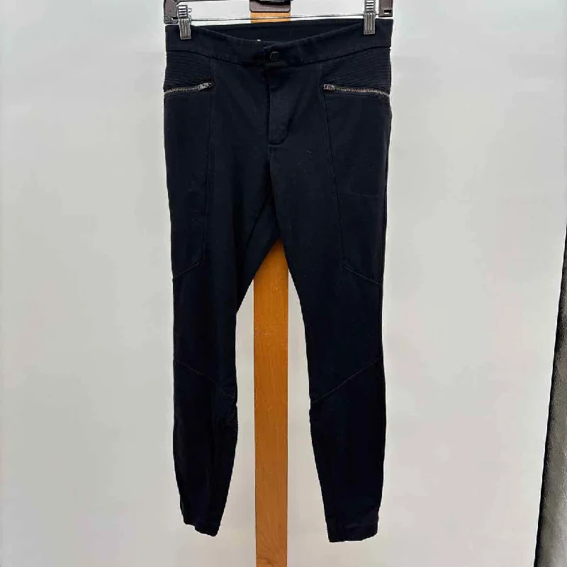 Athleta Women's Size 2 Black Solid Pants Casual Track Pants