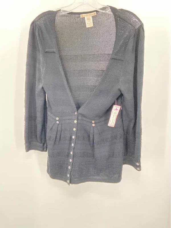 Pre-Owned Nanette Lepore Black Size Medium Cardigan Casual Formal Business