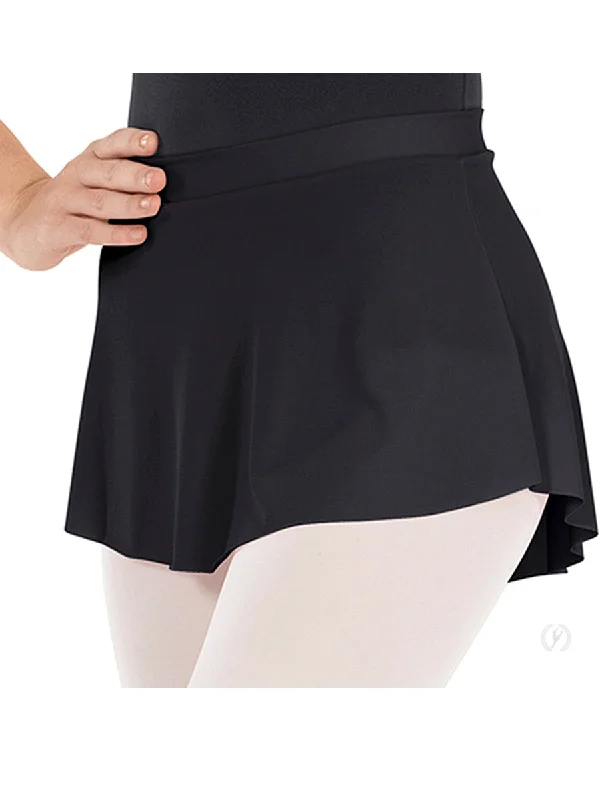 High Low Pull On Mini Ballet Skirt velvet skirt plush