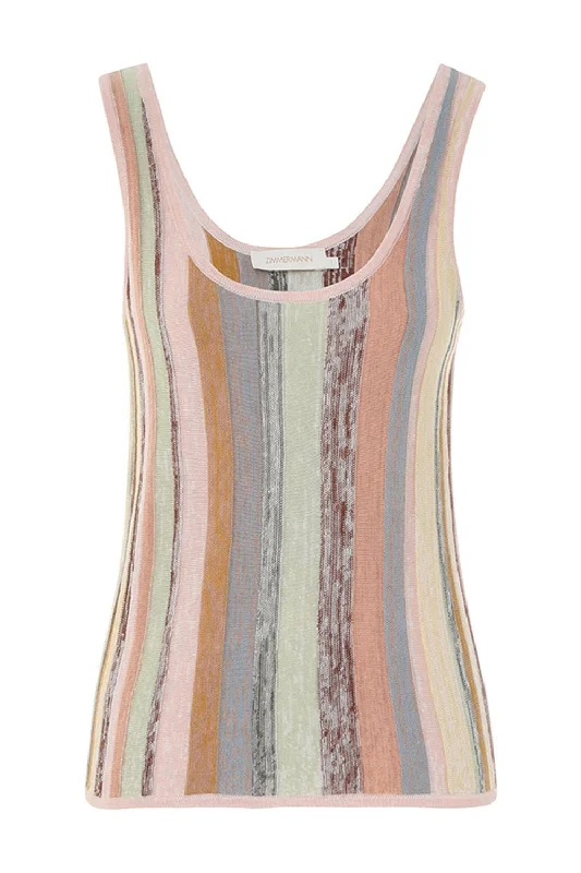 Nature Mouline Tank v-neck tank top