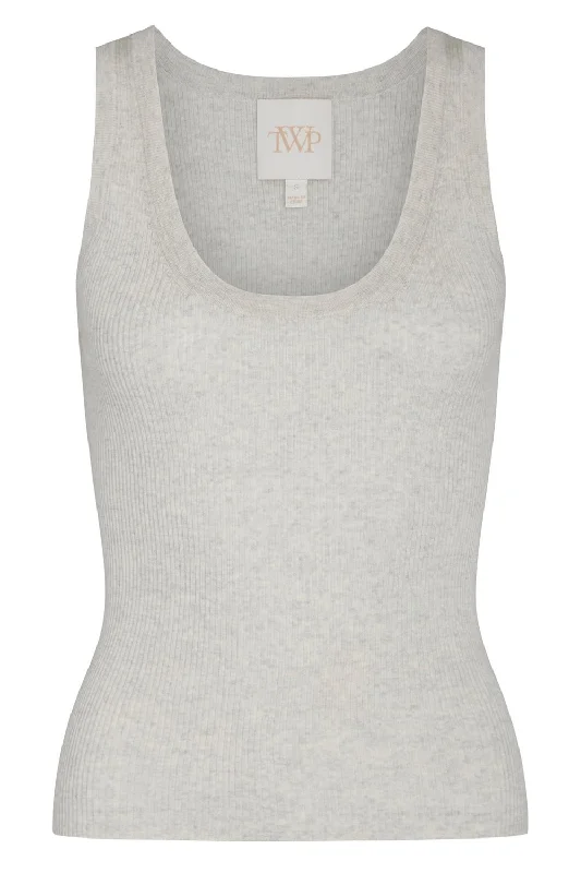 Scoop Neck Tank cotton tank top